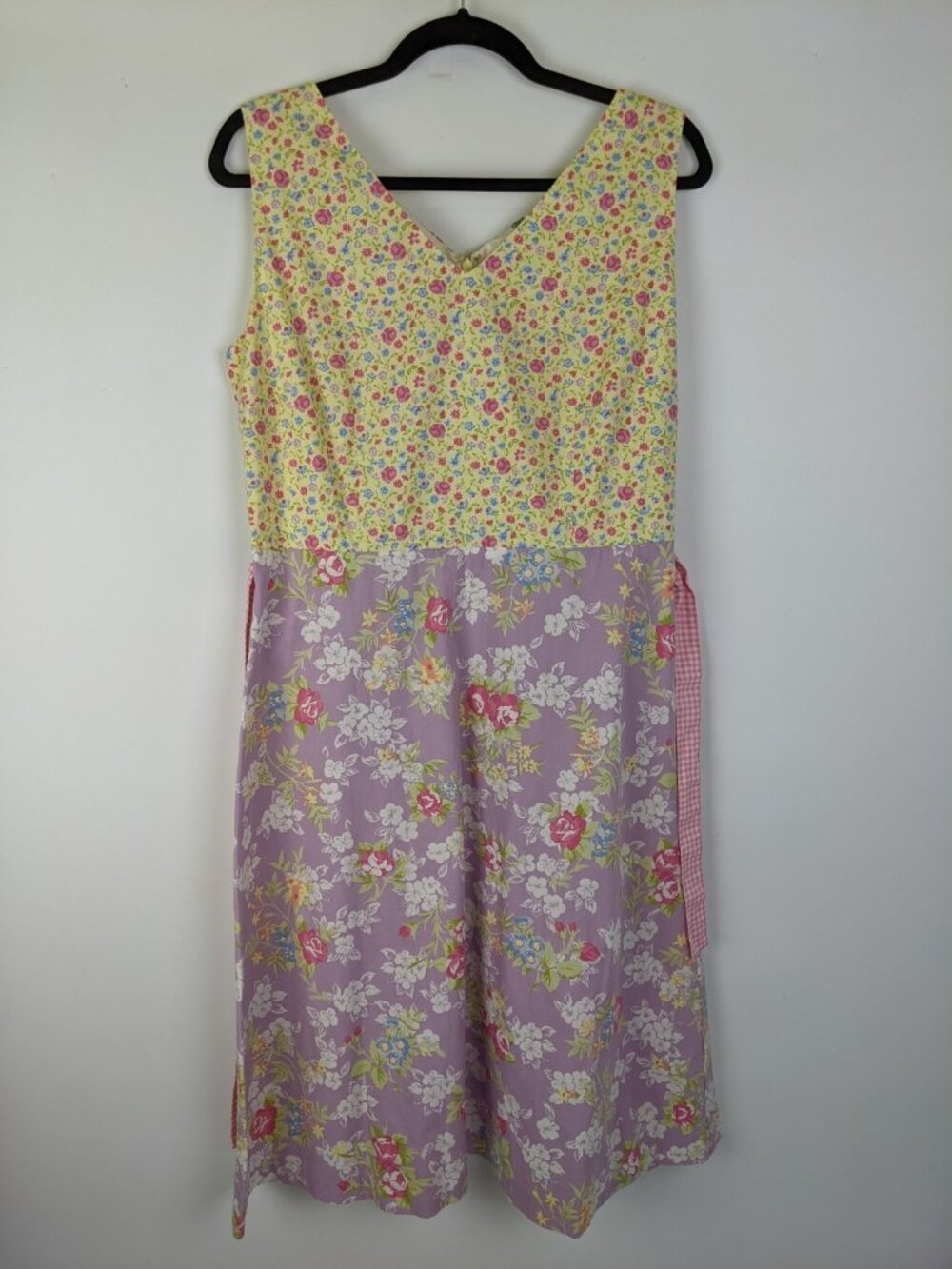 Hanna Andersson Yellow Purple Floral Dress Girls Size 12 New NWT Cottagecore